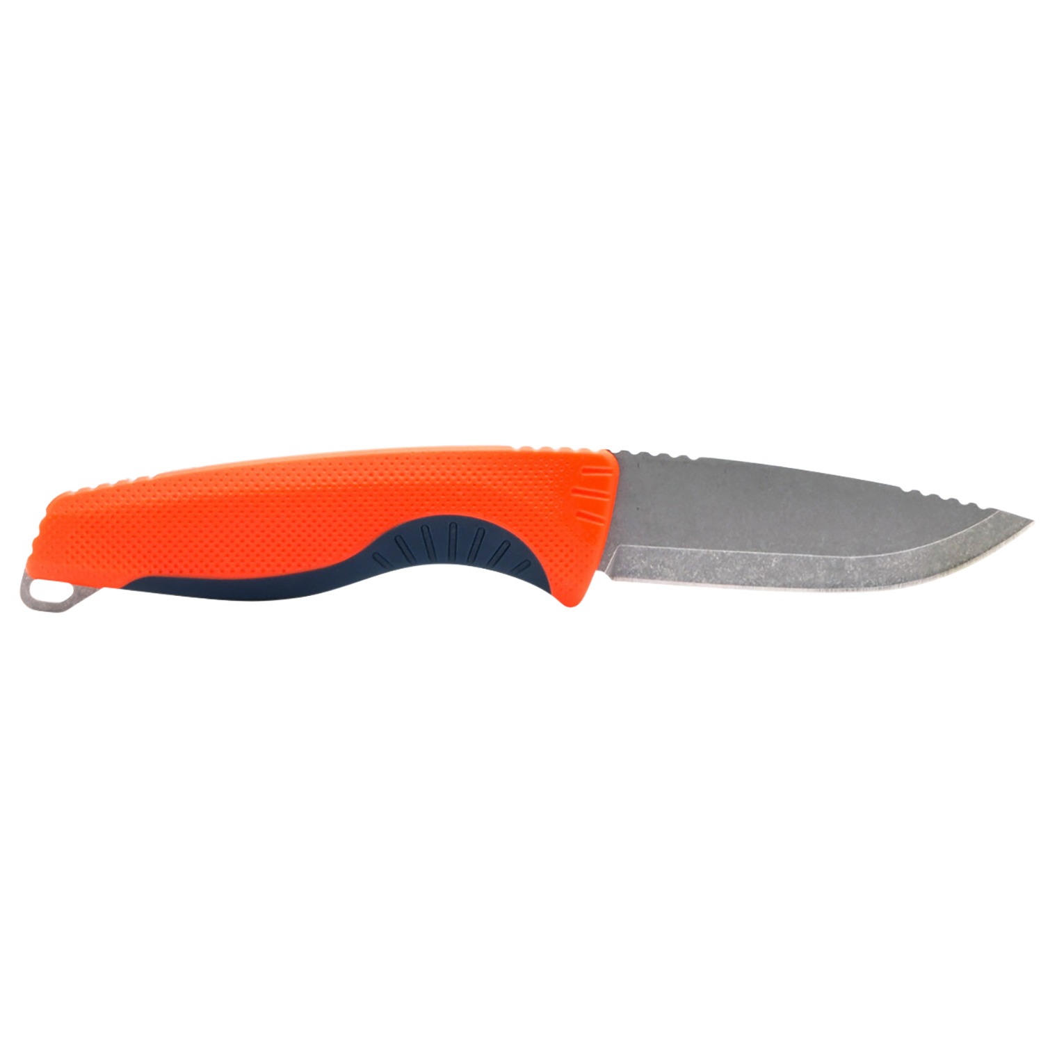 S.O.G SOG17410341 Aegis FX 3.70” Fixed Drop Point Plain Satin 4116 Krupp SS Blade, Recue Red w/Indigo Accents GRN Handle, Includes Sheath