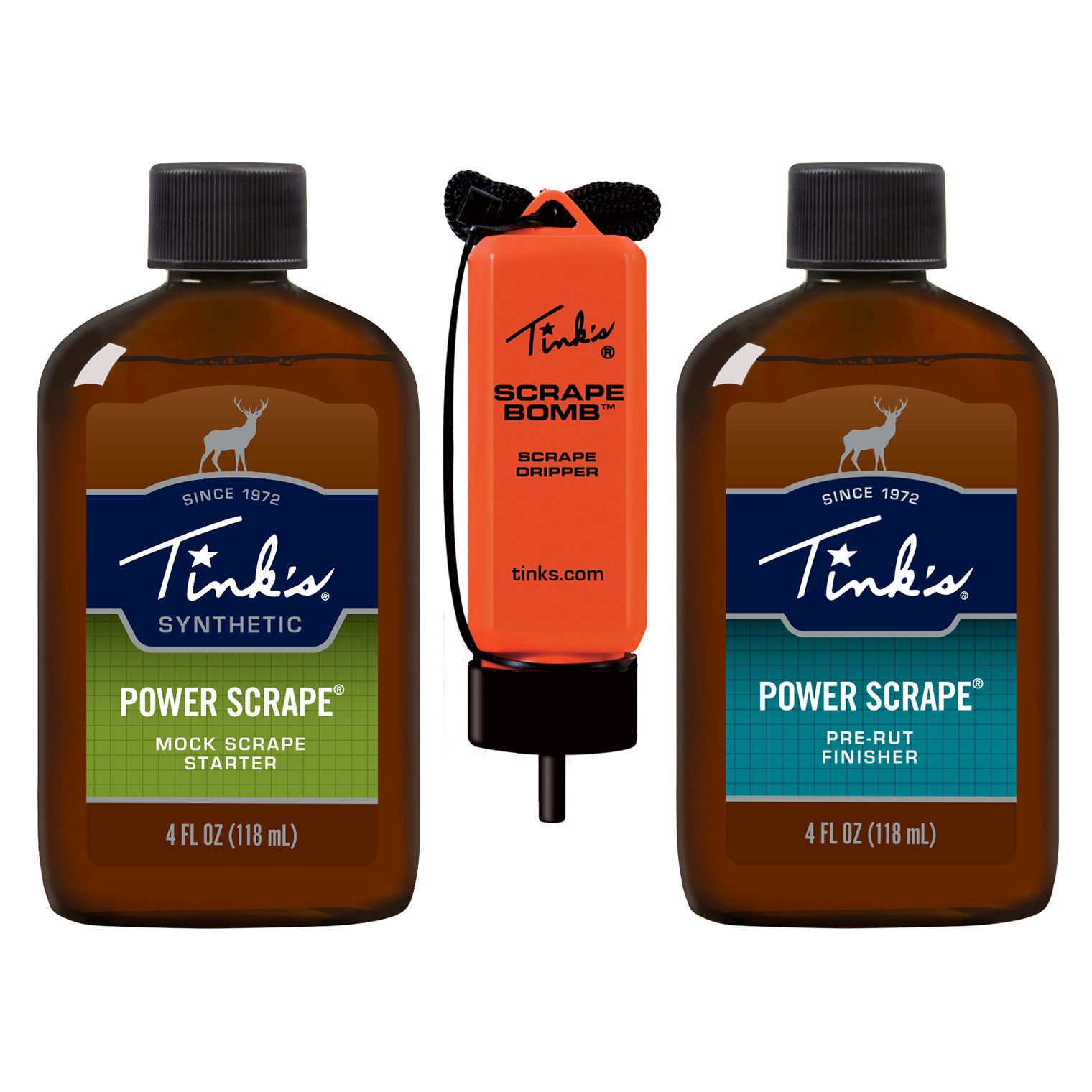 Tinks W5226 Power Scrape All-Season Deer Attractant Pre-Rut Finisher Scent Mock Scrape Starter Scent 4 oz Dripper
