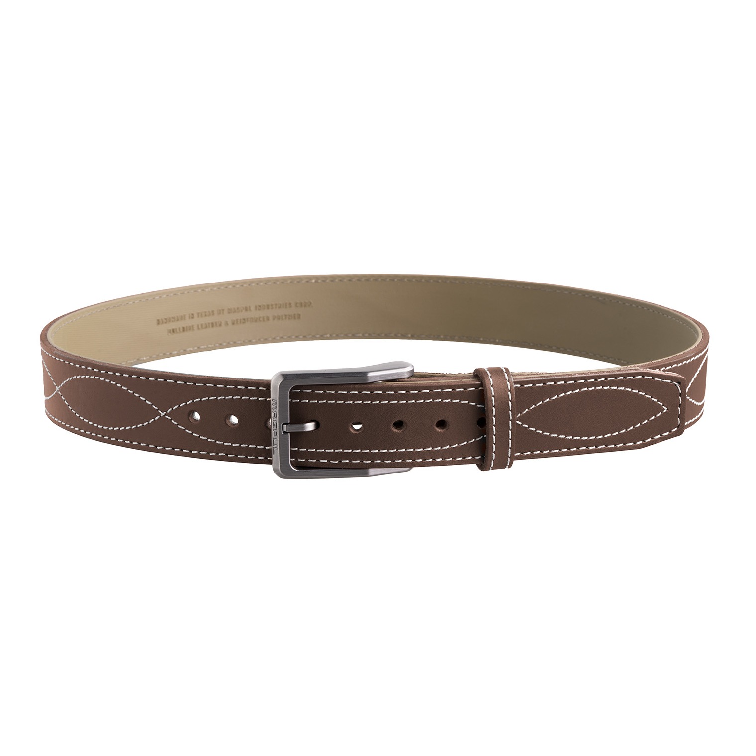 Magpul Tejas El Pistolero Chocolate Brown Bull Hide 46” Gun Belt MAG127621046