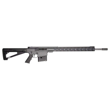 Great Lakes Firearms AR-10 30-06 Springfield 5+1 24" Stainless Threaded Barrel, Sniper Gray Cerakote Aluminum Receiver w/Picatinny Rail, Hogue Fixed Black Polymer Stock, Mil-Spec Grip