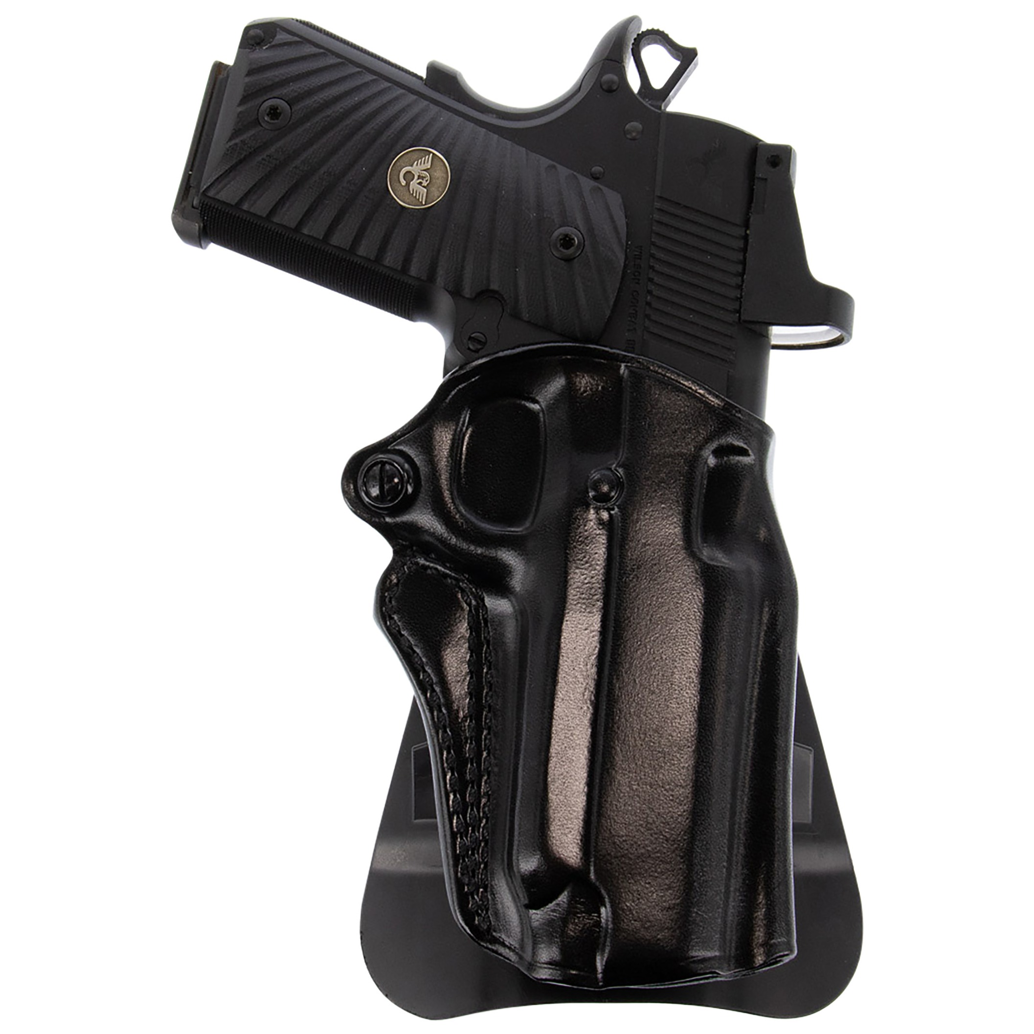 Galco SM2-266RB Speed Master 2.0 OWB Black Leather Paddle Fits Kimber/Springfield 1911 4”, Colt/SW1911SC/Para USA 4 1/4” Right Hand