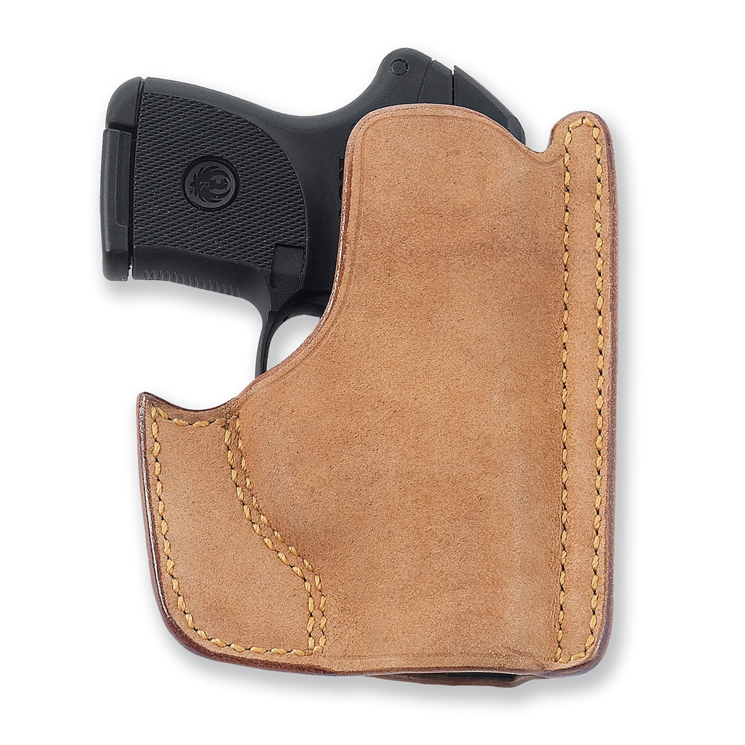 Galco PH652 Front Pocket Natural Horsehide Fits Springfield XD-S/Taurus 709 Slim/Ruger Max-9/FN 503 Ambidextrous