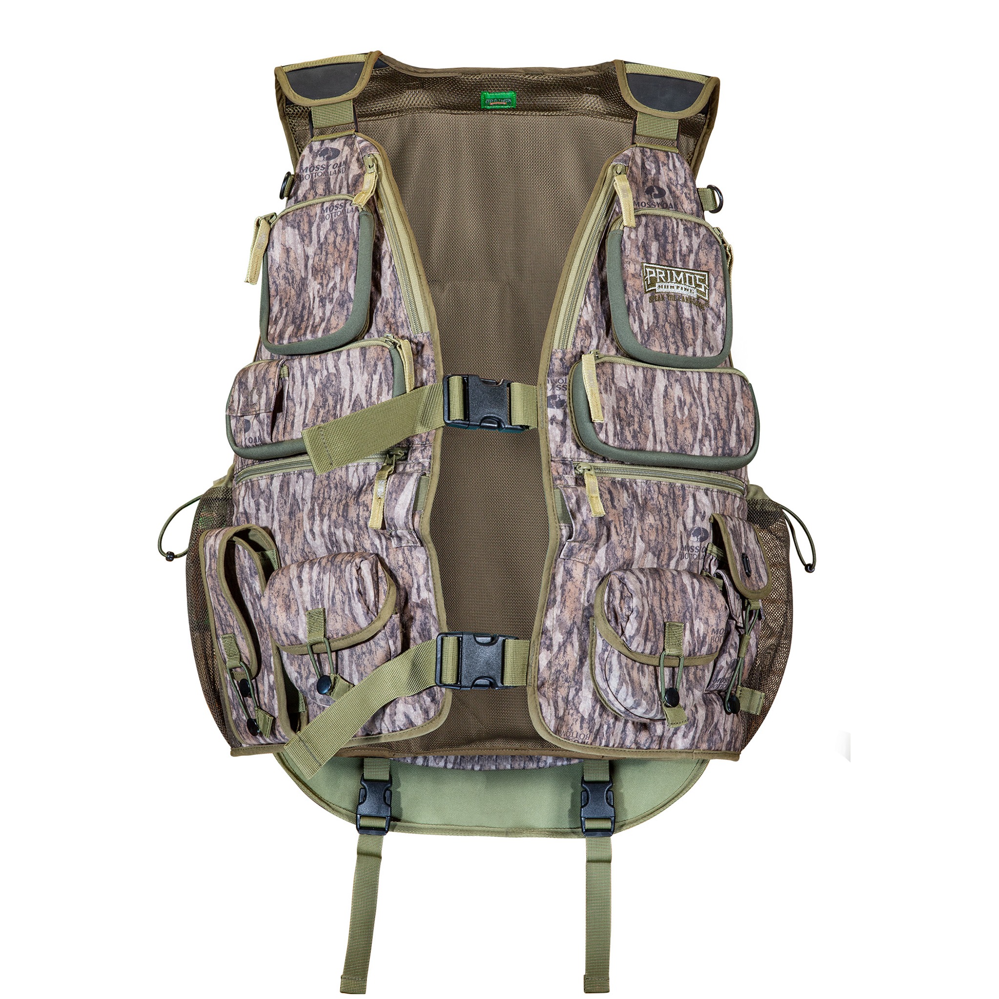 Primos 65725 Will Primos Turkey Vest XL Mossy Oak Original BottomLand Polyester