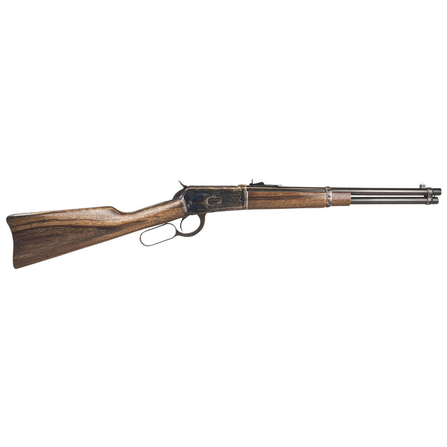 Chiappa Firearms 920335 1892 Trapper Carbine 357 Mag 8+1 16” Blued Barrel, Color Case Hardened Rec, Oiled Walnut Stock, Adjustable Sight