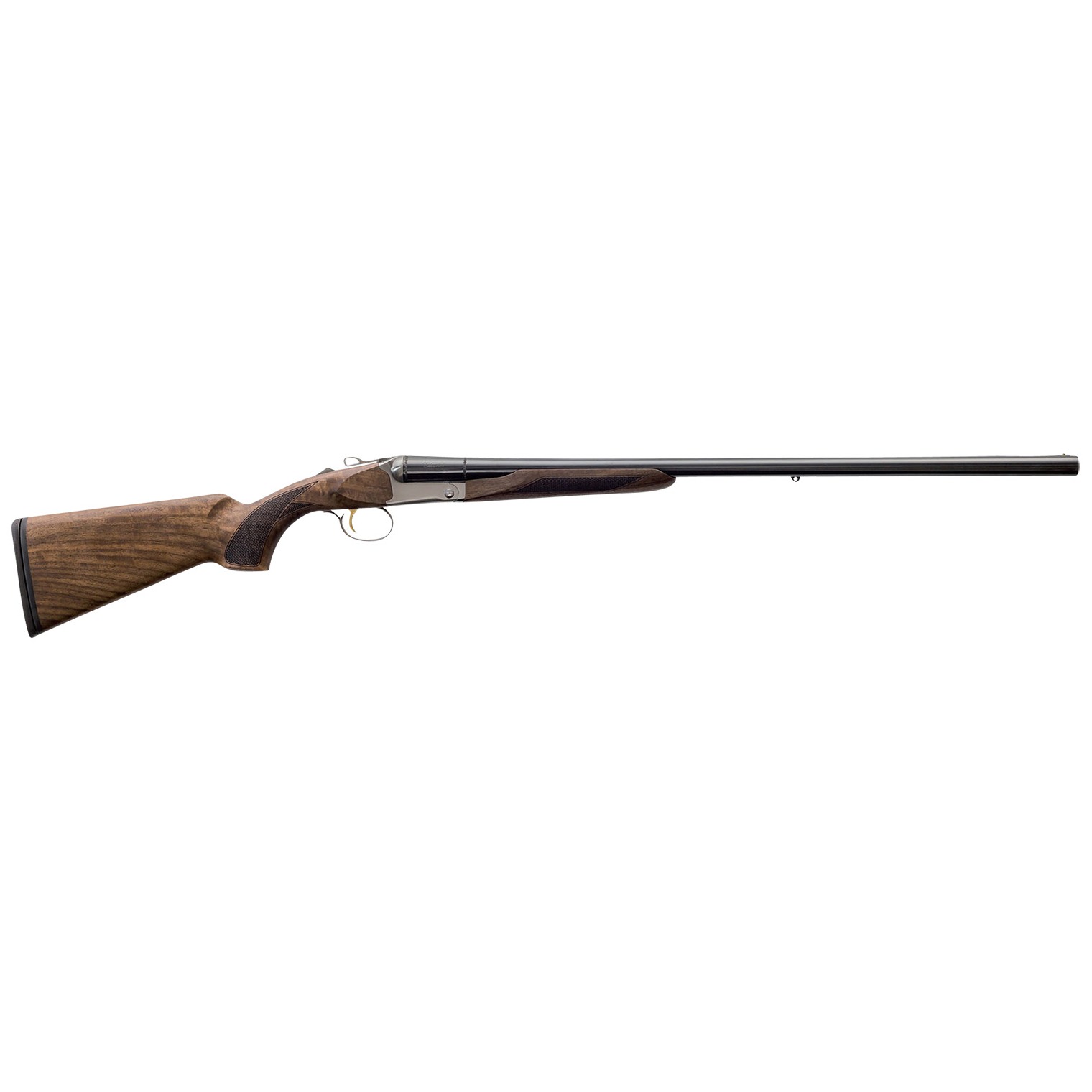 Charles Daly 930356 520 Superior Full Size 20 Gauge Break Open 3” 2rd 26” Gloss Blued Side By Side Barrel, Silver Steel Receiver, Fixed Oiled Walnut Stock, Rem Choke Tube System