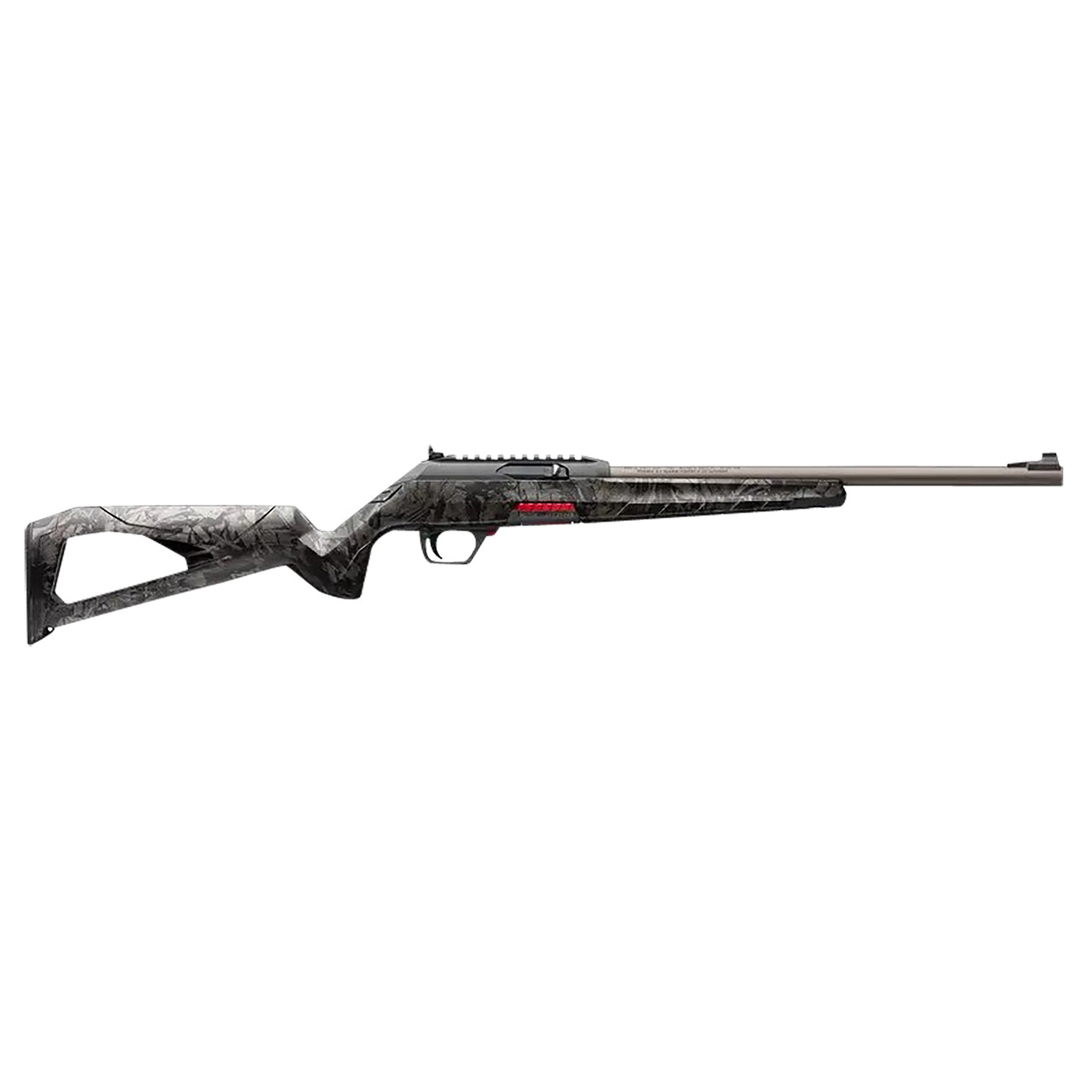Winchester Repeating Arms 521153102 Wildcat Full Size 22 LR 10+1 18” Matte Blued Sporter Barrel, Picatinny Rail Matte Black Polymer Receiver, Forged Carbon Gray Skeletonized Synthetic Stock, Ambidext