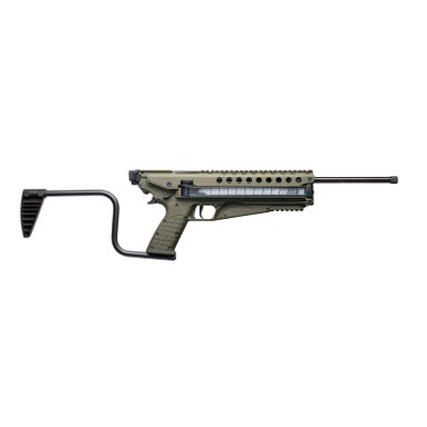 Kel-Tec R50GRN R50 5.7x28mm 50+1 16.10" Threaded Barrel, Green Receiver & Polymer Grip, Side-Folding Stock, Adjustable Sights, QD Sling Mount