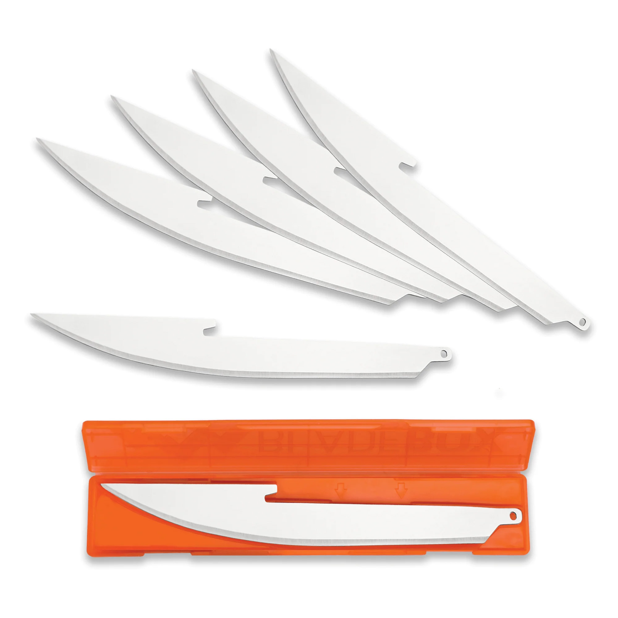 Outdoor Edge RR506 Replacement Blades 500 6 Blades, Boning/Fillet 5” 420J2 SS Blade