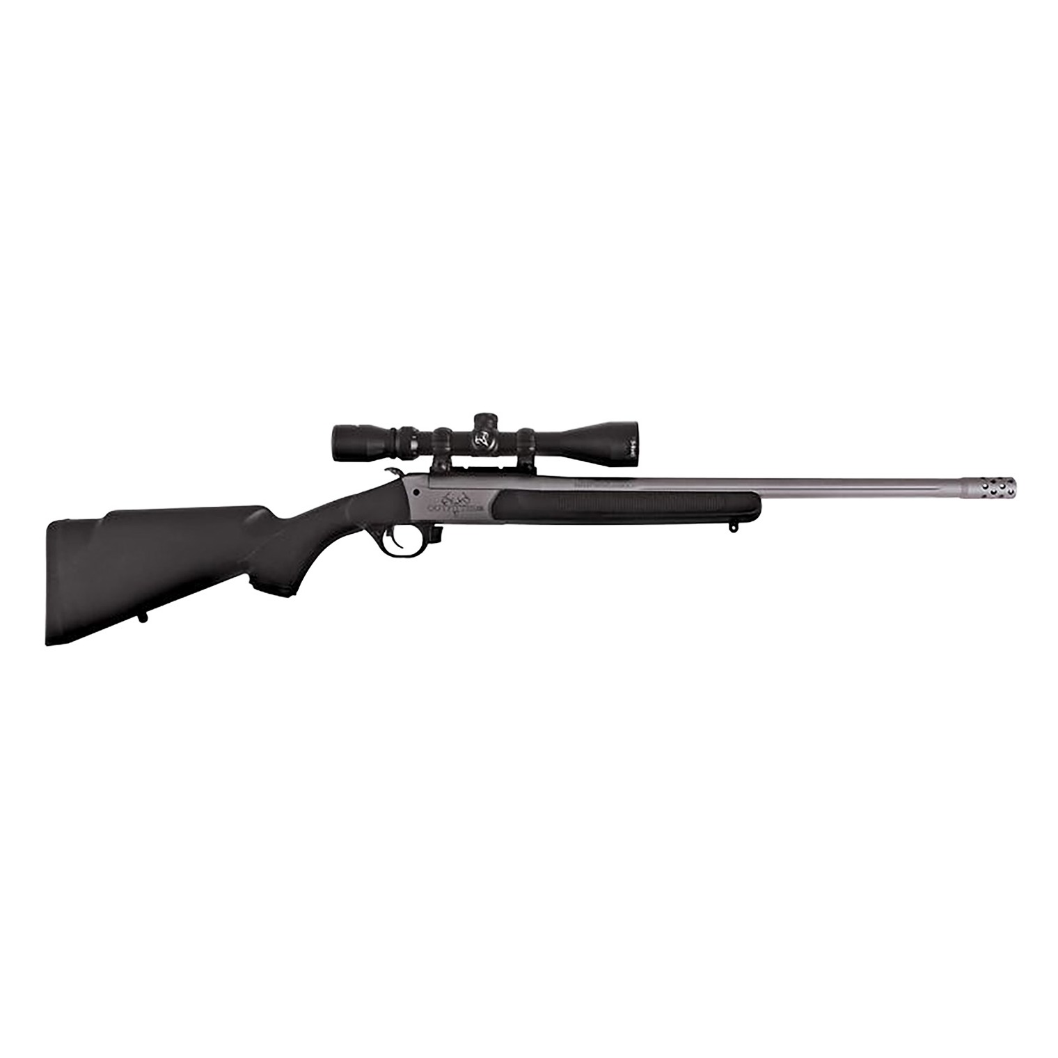 Traditions CR5-351130R Outfitter G3 35 Rem 1rd 22”, Stainless Cerakote Barrel/Rec, Black Synthetic Furniture, 3-9x40mm Scope