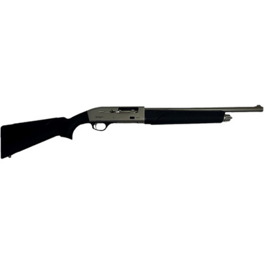 Gforce Arms GF11220NG GF1 12 Gauge Semi-Auto 3" 4+1 18.50" Nickel Steel Barrel, Nickel Dovetail Aluminum Receiver, Fixed Black Synthetic Stock