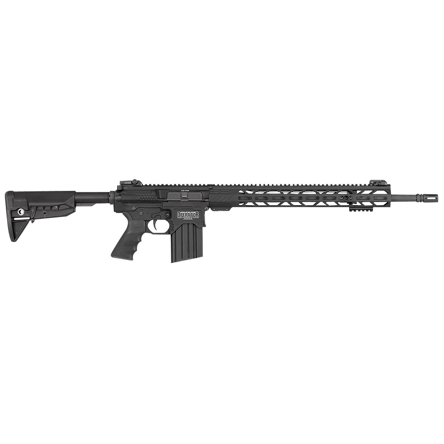 Rock River Arms OP1005BT LAR-BT3 Operator DMR 308 Win 20+1 20”, Black, Billet Rec, BCM SOPMOD Stock, 17” M-Lok Handguard, Hogue Beavertail Grip, Magpul MBUS Pro Sights, OEM Match Trigger
