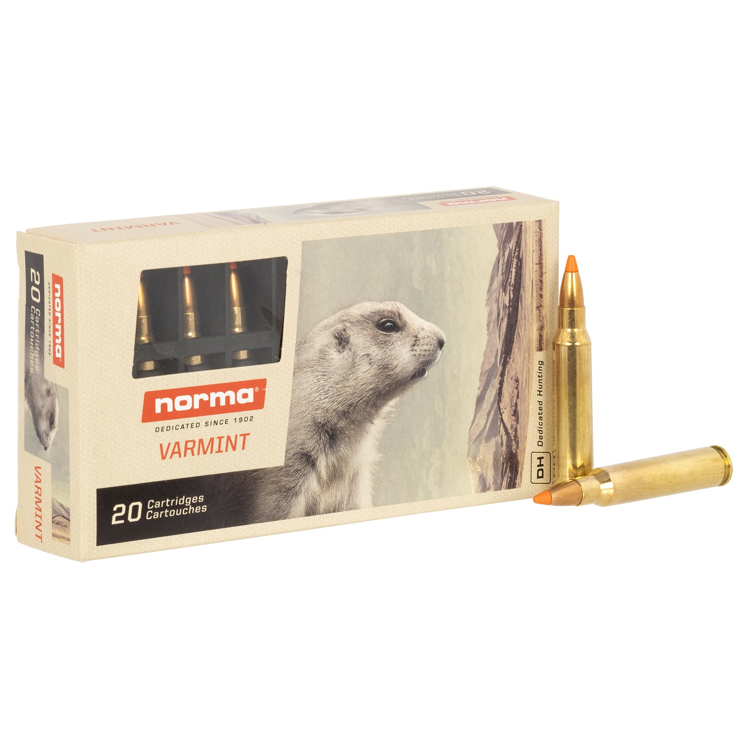 Norma Ammunition 20157352 Dedicated Hunting Varmint 223Rem 55gr Polymer Tip 20 Per Box/10 Case