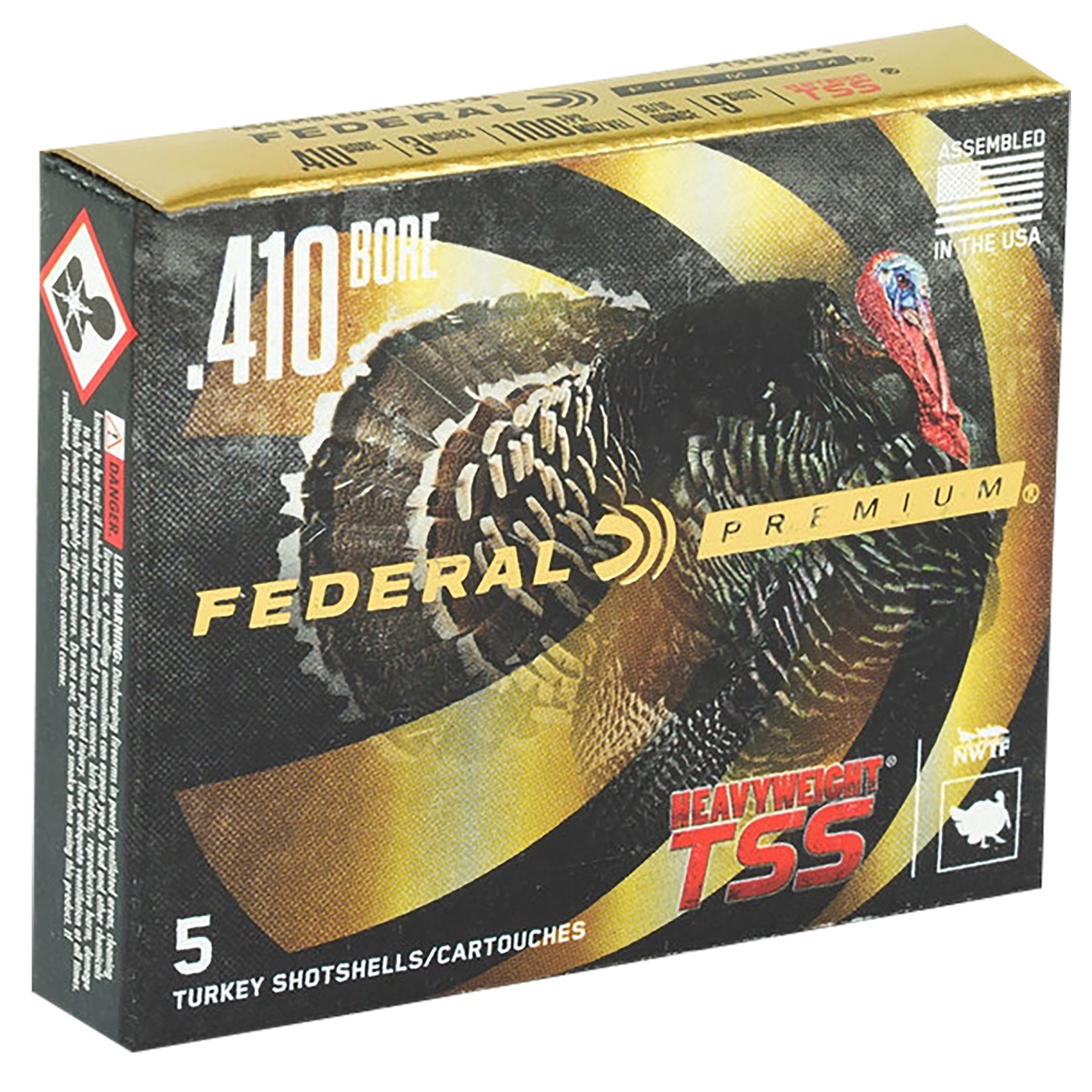 Federal PTSS419F7 Premium Turkey Heavyweight TSS 410Gauge 3” 13/16oz 7Shot 5 Per Box/10 Case