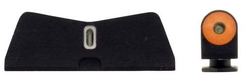 XS Sight DXT II Big Dot Glock 42/43/43X/48 Gen1-5 Green Tritium Orange Outline Front Green Tritium White Outline Rear Black