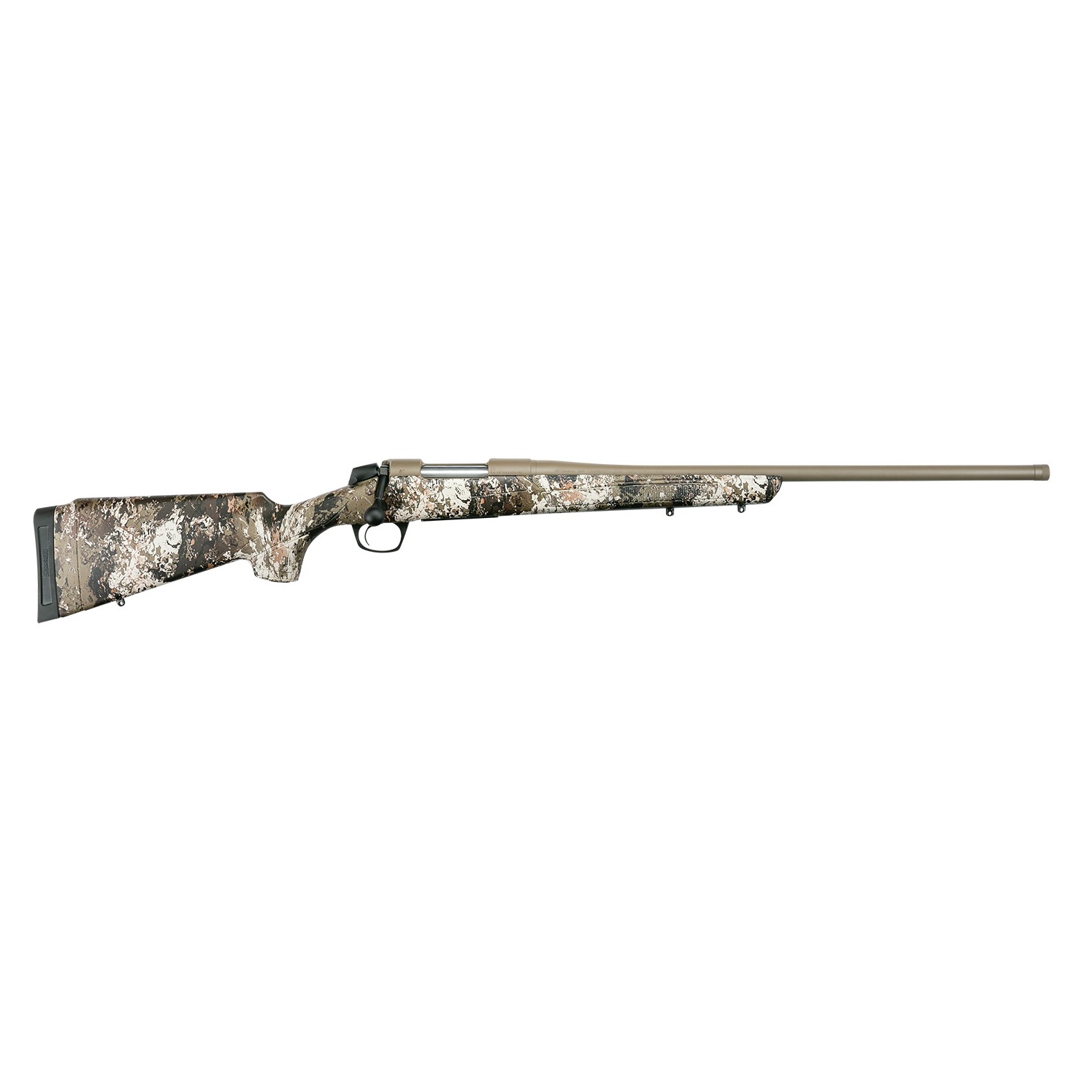 CVA CR6981 Cascade Full Size 300 Win Mag 3+1, 24” Sniper Gray Cerakote Steel Threaded Barrel, Sniper Gray Cerakote Steel Receiver, Exclusive Realtree Rockslide Fixed w/SoftTouch Stock, Right Hand