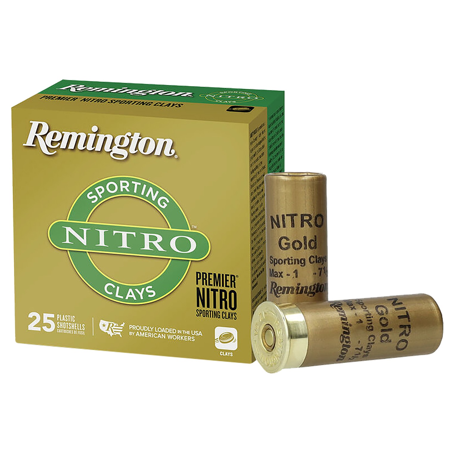 Remington Ammunition R20132 Premier Nitro Sporting Clay 12 Gauge 2.75” 1 oz 7.5 Shot 25 Per Box/ 10 Cs