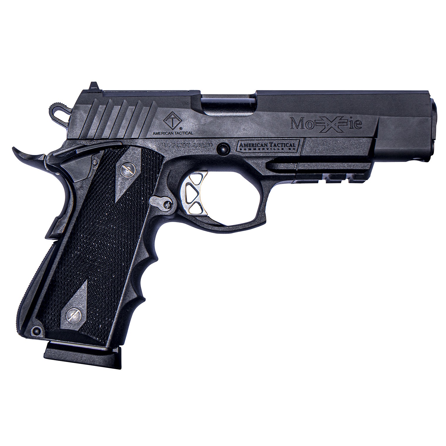 ATI 1911 Firepower Xtreme 1911 Hybrid Military 45 ACP 5” 8+1 Black Nitride Steel 70 Series Slide Finger Grooved Black Polymer Grip