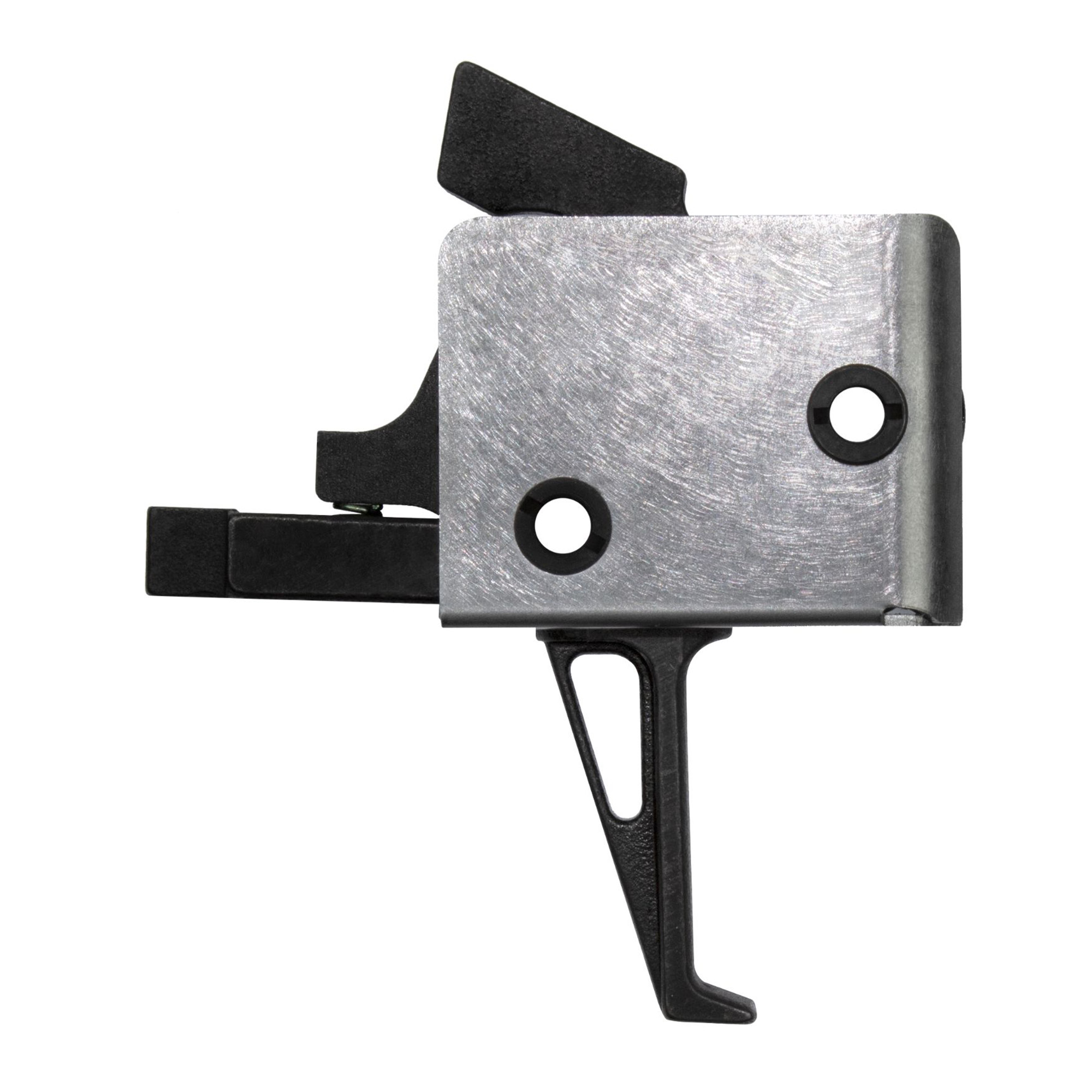 CMC Triggers 92503 Drop-In Single-Stage Flat Trigger w/ 4-4.50 lbs Draw Weight & Black/Silver Finish