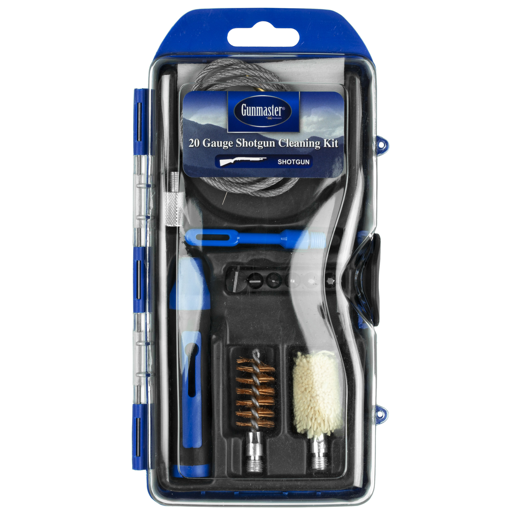 DAC GM20SG GunMaster Cleaning Kit 20 Gauge Shotgun/14 Pieces Black/Blue