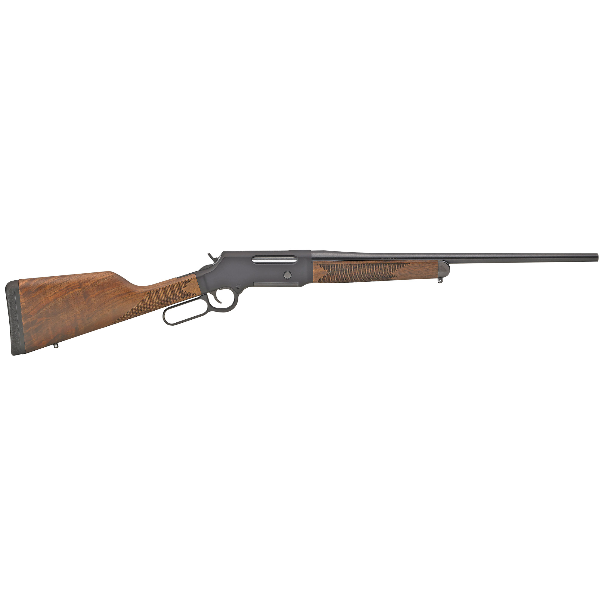 Henry H014S308 Long Ranger Full Size 308 Win 4+1 20” Blued Steel Barrel, Black Hard Coat Anodized Steel Receiver, American Walnut Stock Right Hand