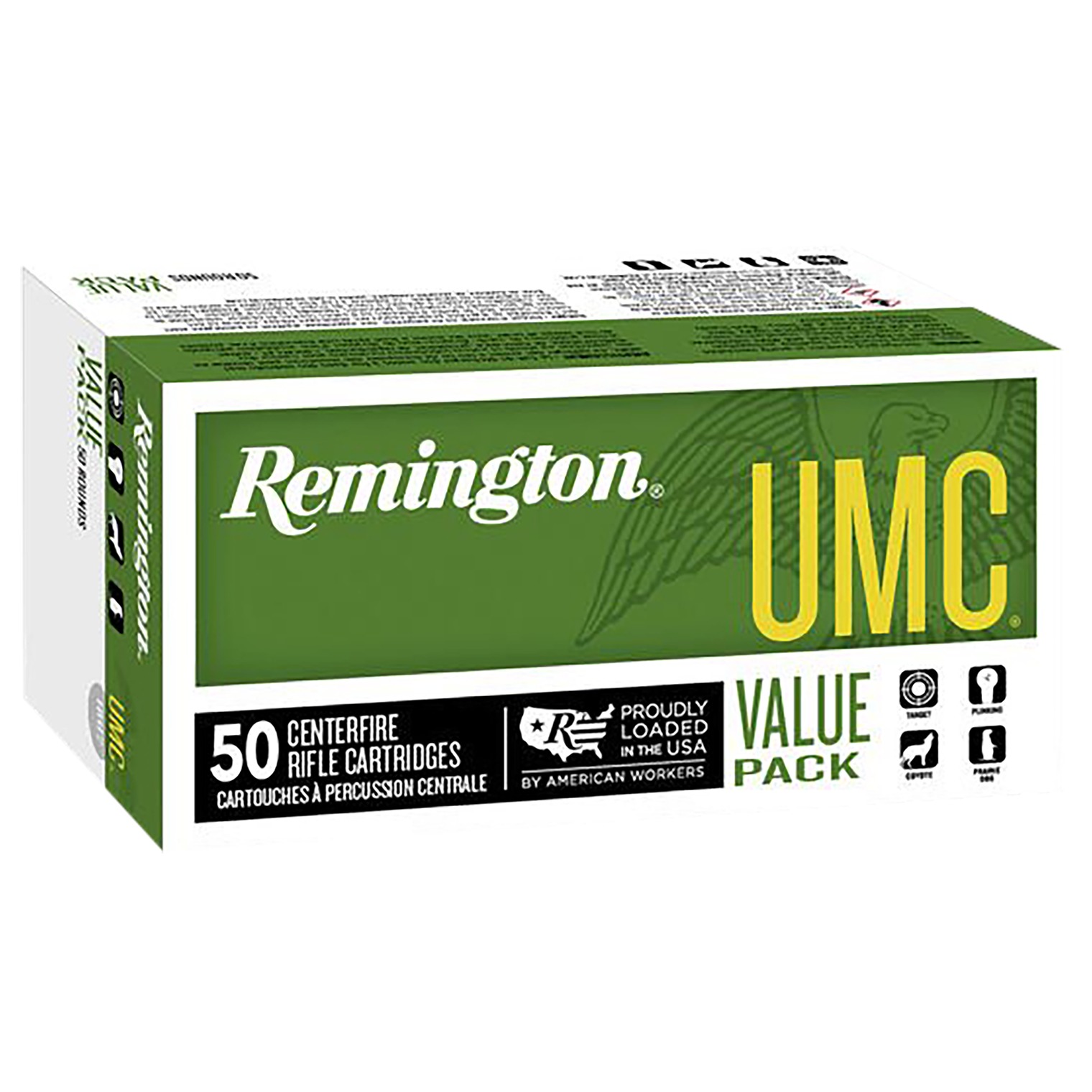 Remington Ammunition 23908 UMC Value Pack 223Rem 50gr Jacketed Hollow Point 50 Per Box/8 Case