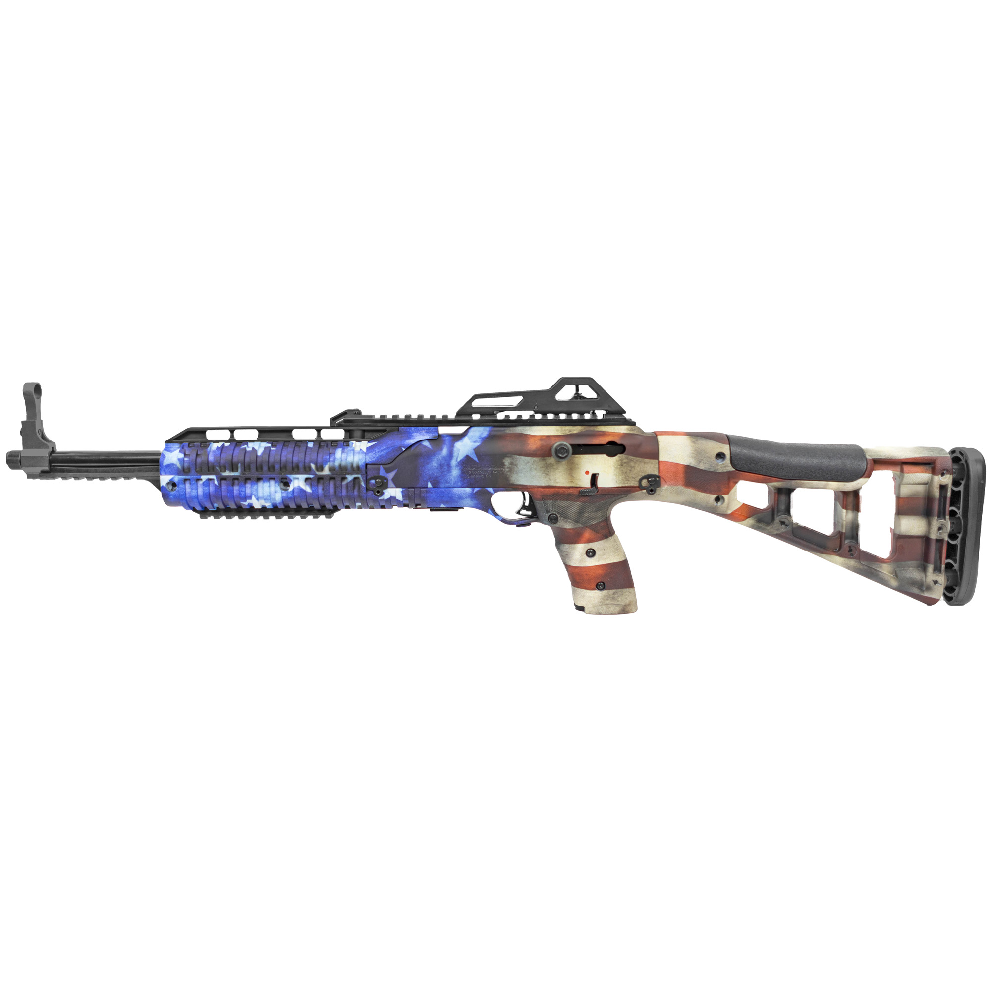 Hi-Point 995TSFLG 995TS Carbine 9mm Luger 16.50” 10+1, American Flag, Skeletonized Stock, Adjustable Sights