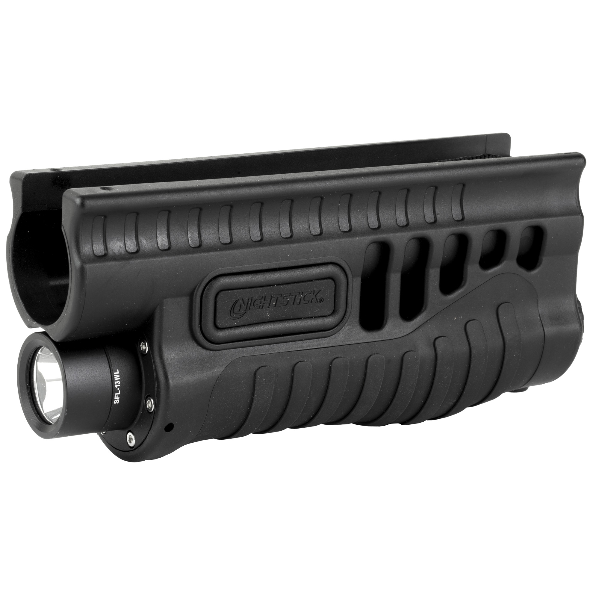Nightstick SFL13WL Shotgun Forend Light Black 1200 Lumens White LED Remington 870/Tac-14
