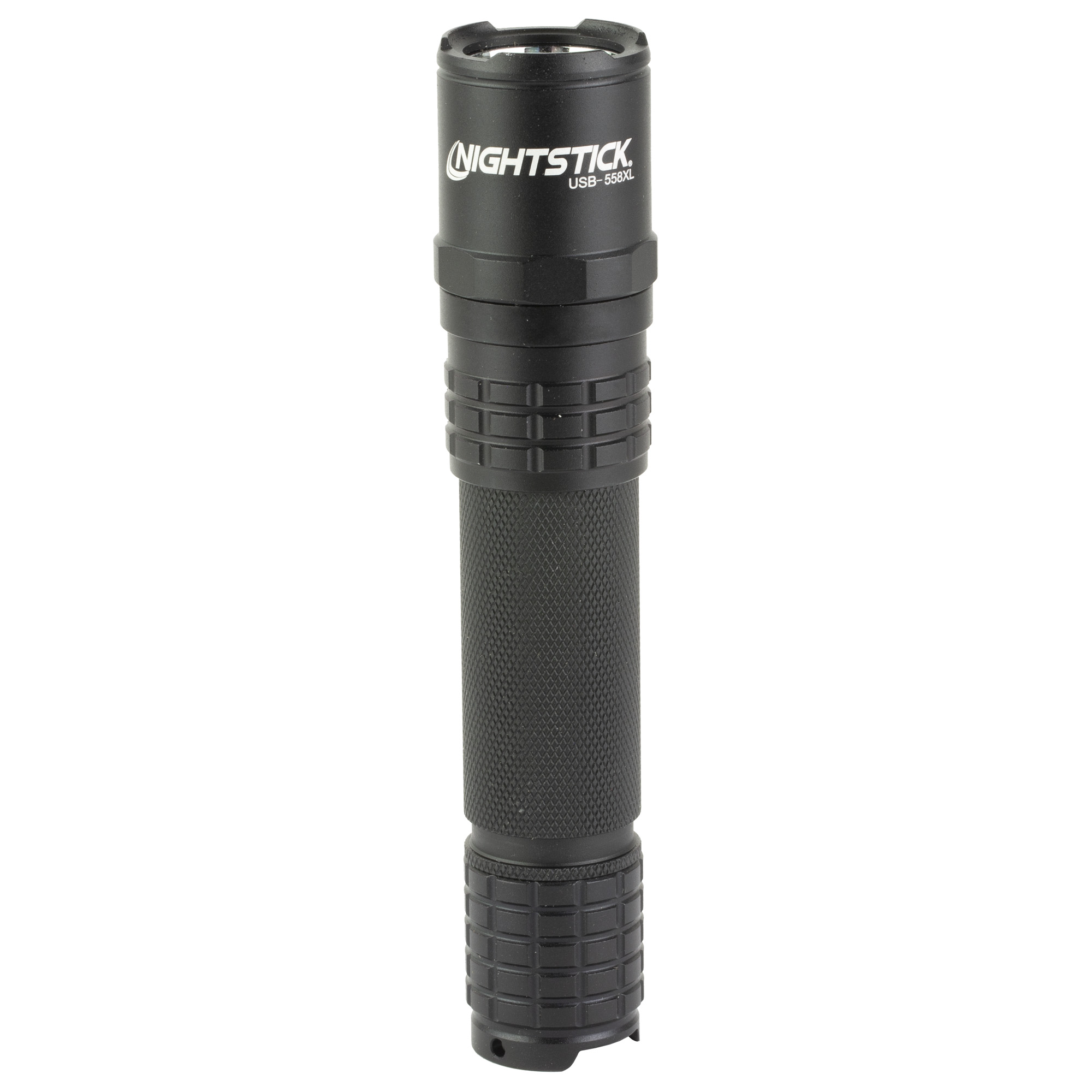 Nightstick USB558XL USB Tactical Flashlight Black Anodized 125/450/1100 Lumens White LED