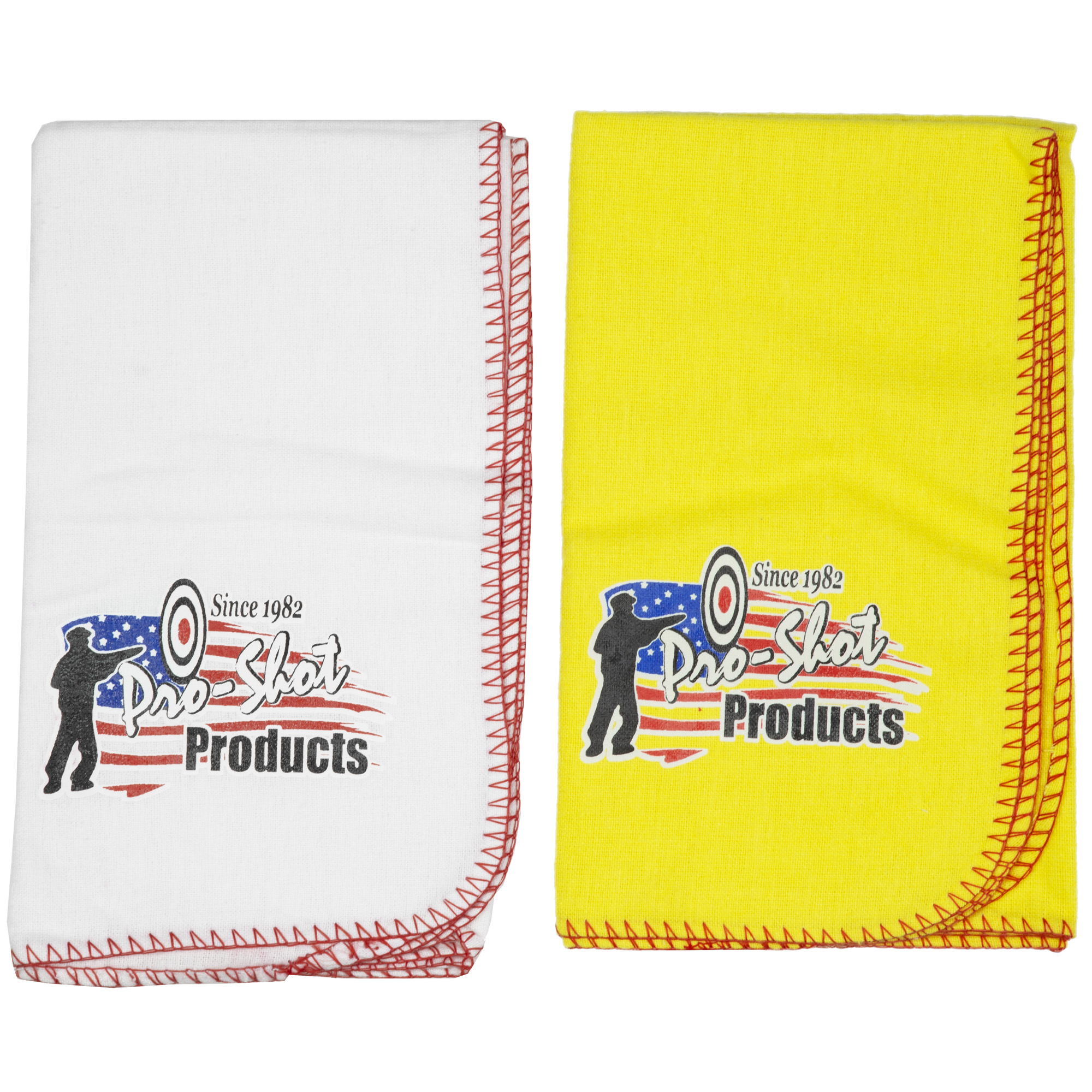 Pro-Shot TWC Tactical Shooter’s Wipe Cloths 18” x 22” Cotton Flannel 2 Pack