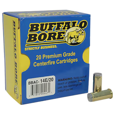 Buffalo Bore Ammunition 14E20 Anti-Personnel Strictly Business 44S&W Spl 200gr Hard Cast Wadcutter 20 Per Box/12 Case