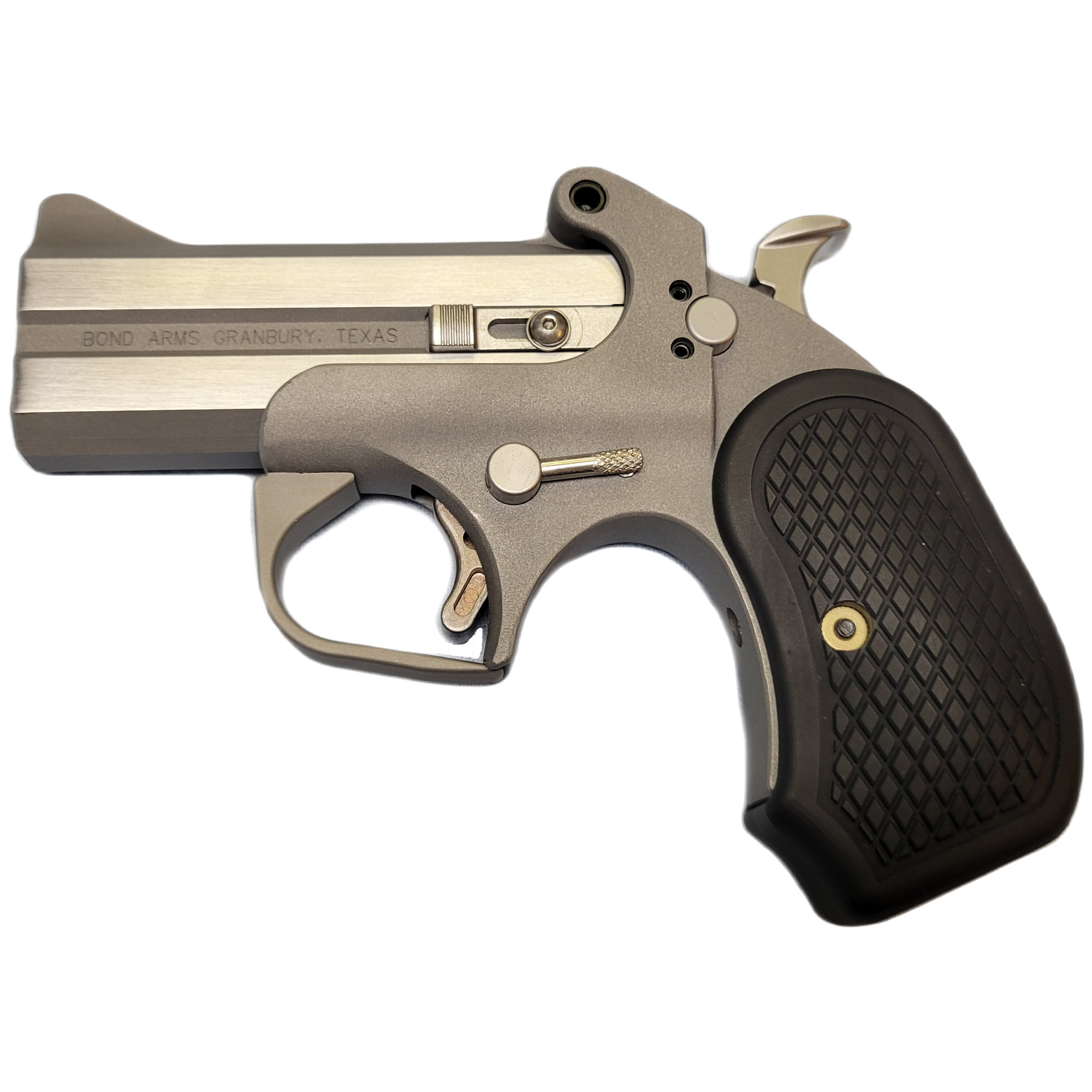 Bond Arms BARWXL Rowdy XL Rough Series 45 Colt/410 Gauge 2rd Shot 3.50” Matte Stainless Steel Frame Black Extended B6 Resin Grips Right Hand