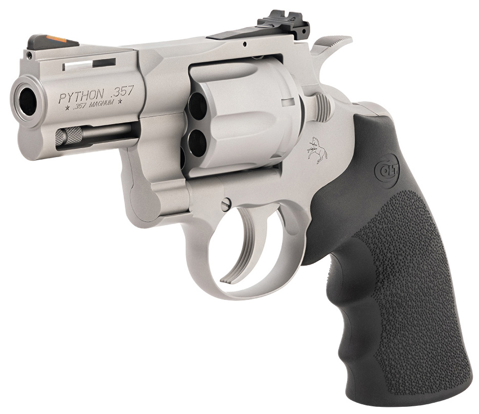 Colt Python 357 Mag Matte Stainless Hogue Rubber ZPYTHONSM3RTS 151550026734