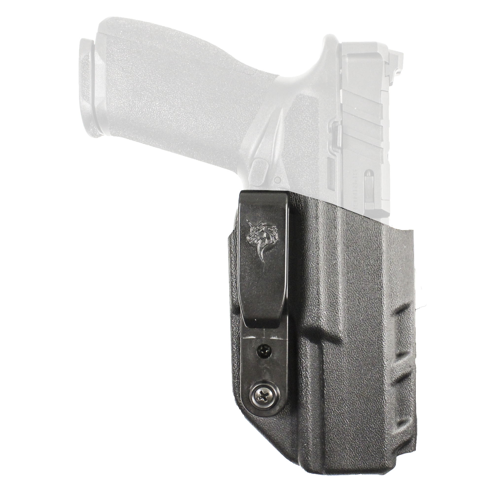 DeSantis Gunhide 137KJ0XZ0 Slim-Tuk IWB Black Kydex, Compatible w/Springfield Echelon, Fits 4.50” Barrel, Belt Clip Mount Ambidextrous