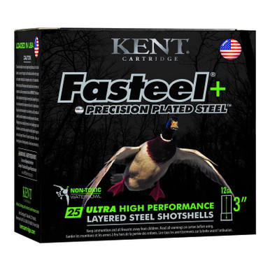 Kent Cartridge K123FSP364X6 Fasteel + 12 Gauge 3" 1 1/4 oz 4/6 Shot 25 Per Box/ 10 Case