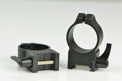 Warne 30mm, QD, Ultra High Matte Rings, Steel, Fixed for Maxima/Weaver Style or Picatinny Bases