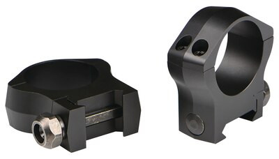 Warne Mountain Tech 30mm, Low Matte Rings For Maxima/Weaver Style or Picatinny Bases