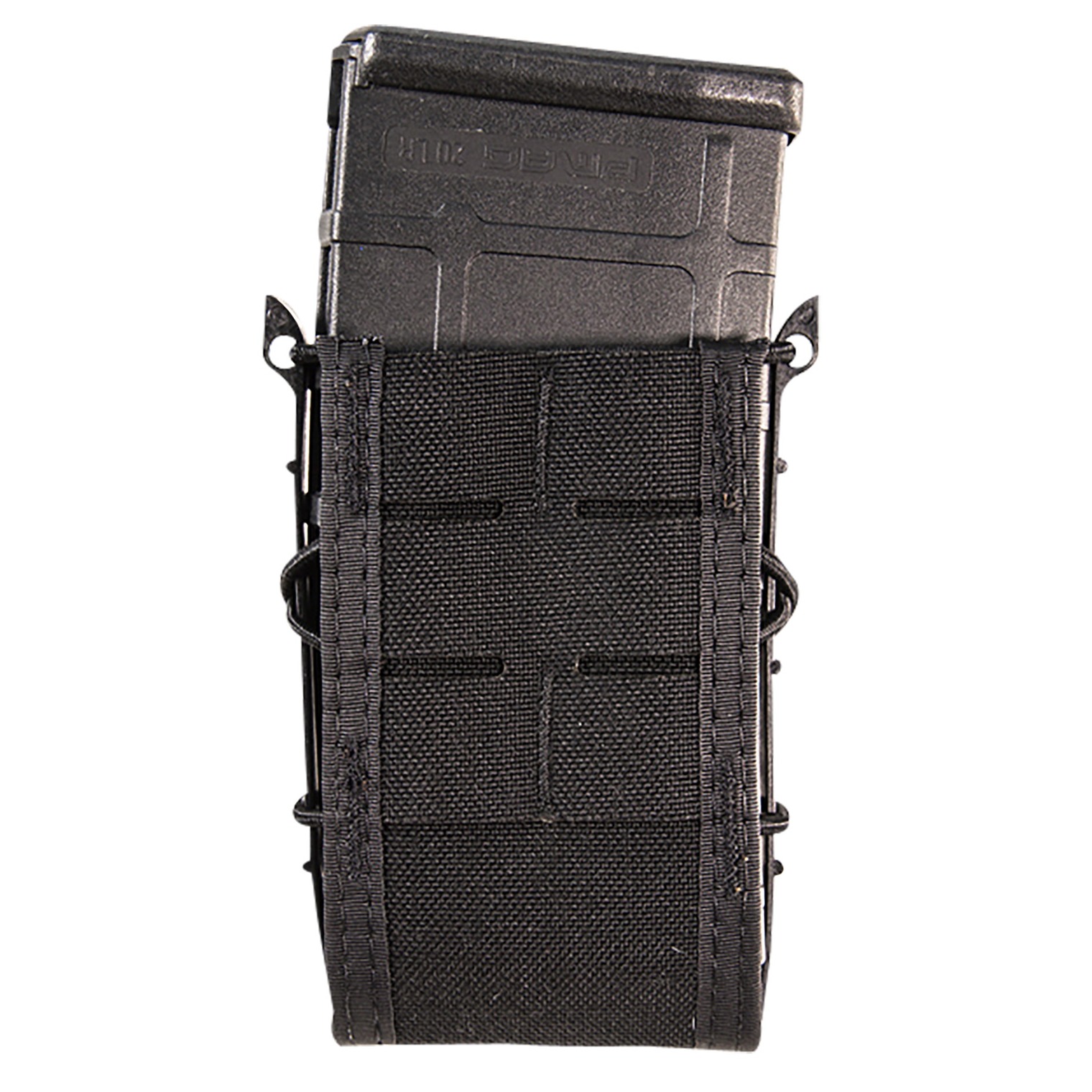 High Speed Gear 41TA00BK TACO Duty Single Rifle Mag Pouch, Black Nylon with MOLLE Exterior, Fits MOLLE & 2” Belt