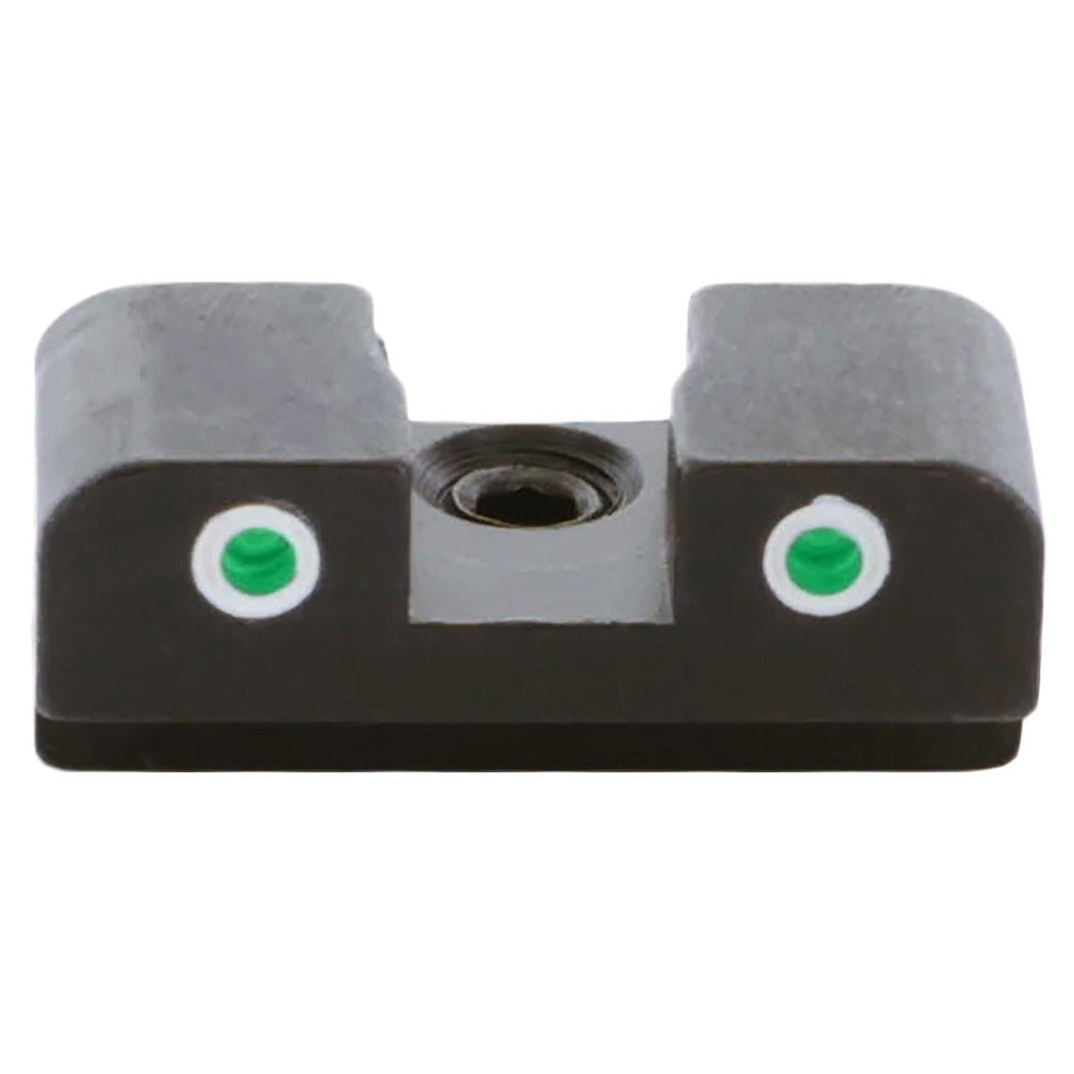 AmeriGlo XD191R Tritium Rear Sight for Springfield XD/Hellcat Green Tritium White Outline Rear