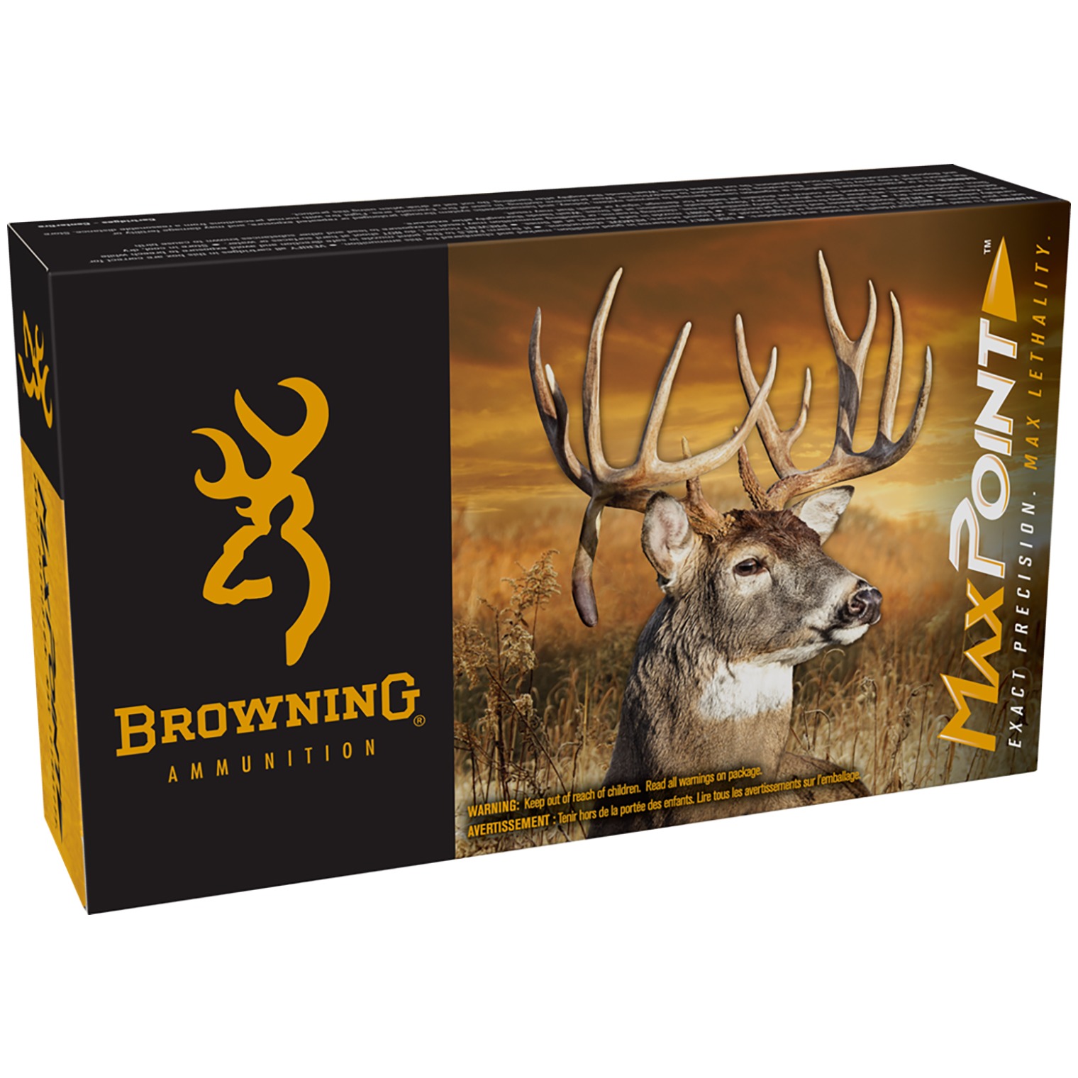 Browning Ammo B192100072 Max Point 7mmRem 140gr 20 Per Box/10 Case