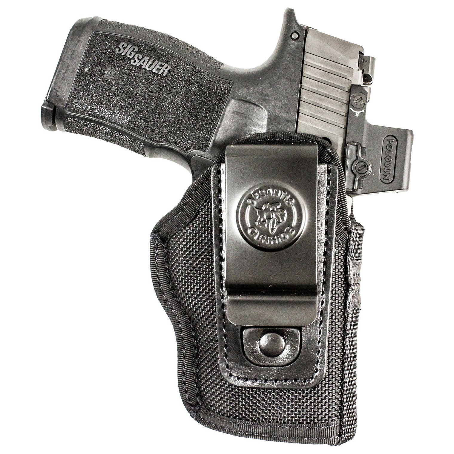 DeSantis Gunhide N87BJ9YZ0 Pro Stealth IWB Black Nylon Sig Sauer P365 w/Red Dot Ambidextrous