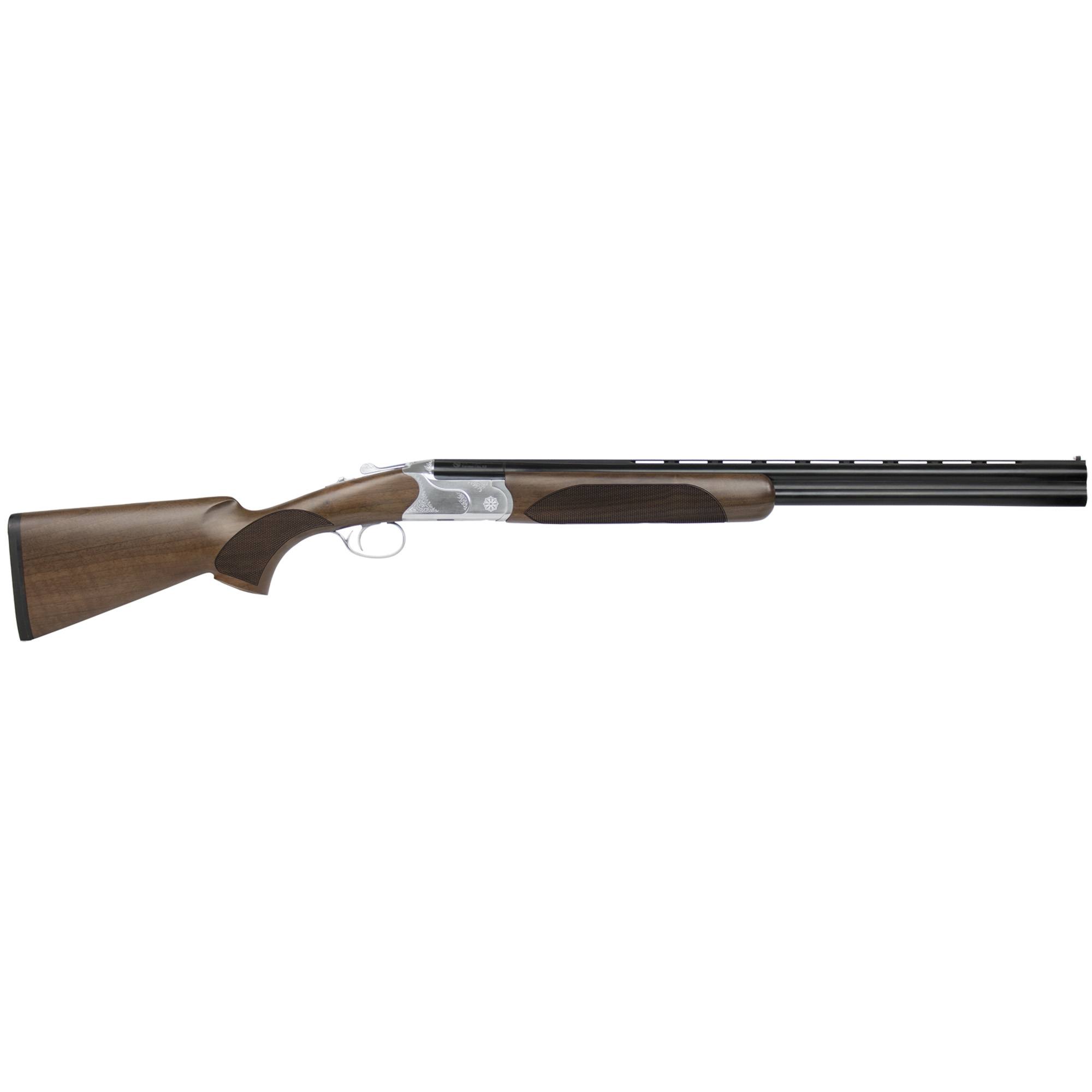 CZ-USA 06469 Redhead Premier Reduced Length 20 Gauge Compact 3” 2rd 24” Gloss Black Chrome Barrel, Silver Satin Chrome Metal Finish, Turkish Walnut Stock Includes 5 Chokes