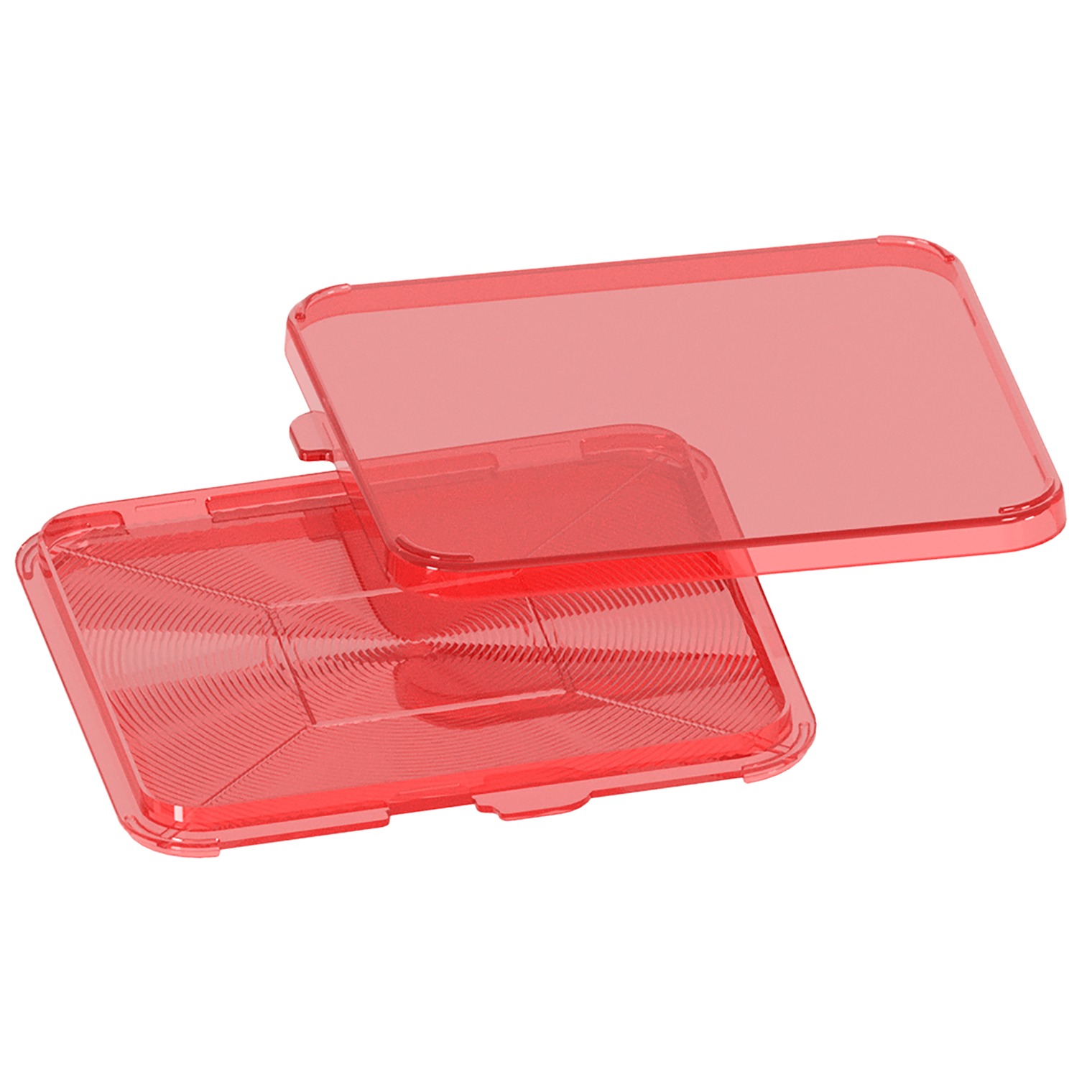 MTM Case-Gard PFS Primer Flipper Square Red Plastic