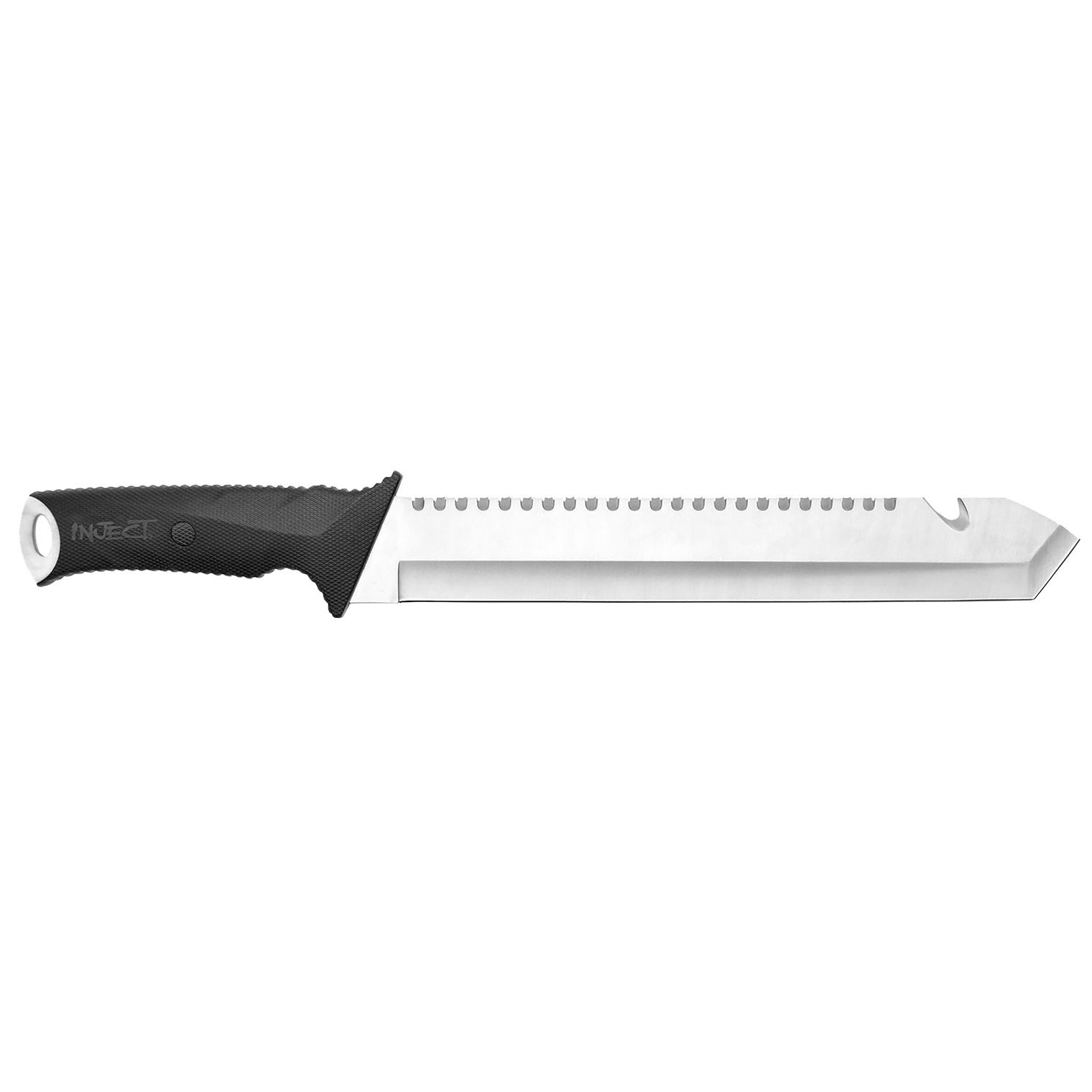 Camillus 19818 Carnivore 12” Silver Ti Bonded 440 SS Blade, Camo ABS Handle, 18” Long Includes Sheath