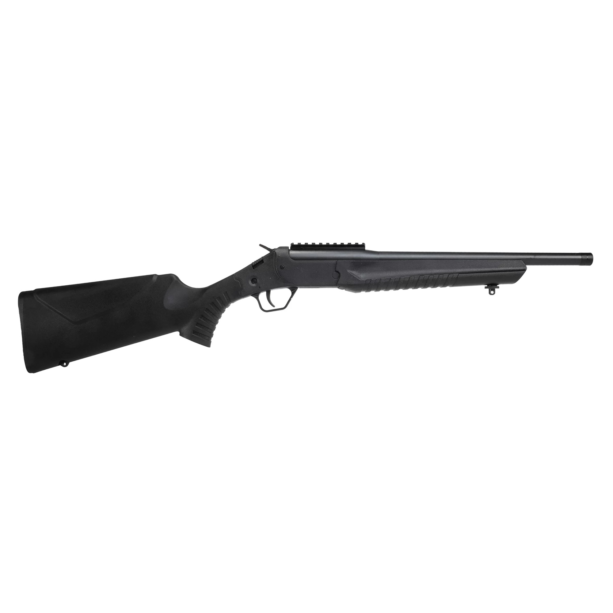 Rossi LWC357MBK LWC 357 Mag 1rd 16.50” Black Oxide Threaded Barrel, Black Picatinny Rail Steel Receiver, Black Fixed Synthetic Stock