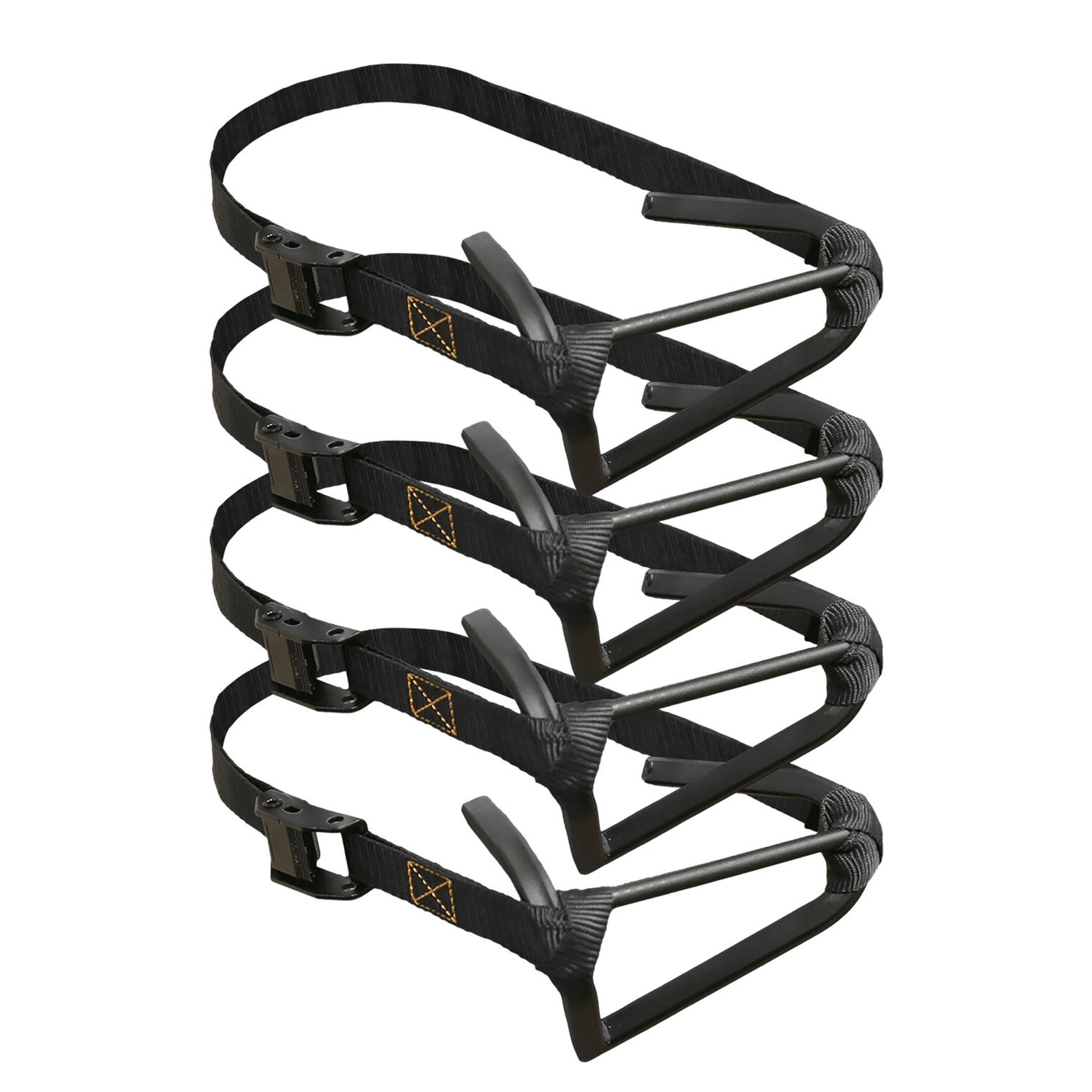 Muddy MUD-MSS-4PK Micro Stagger Step Black Steel Nylon