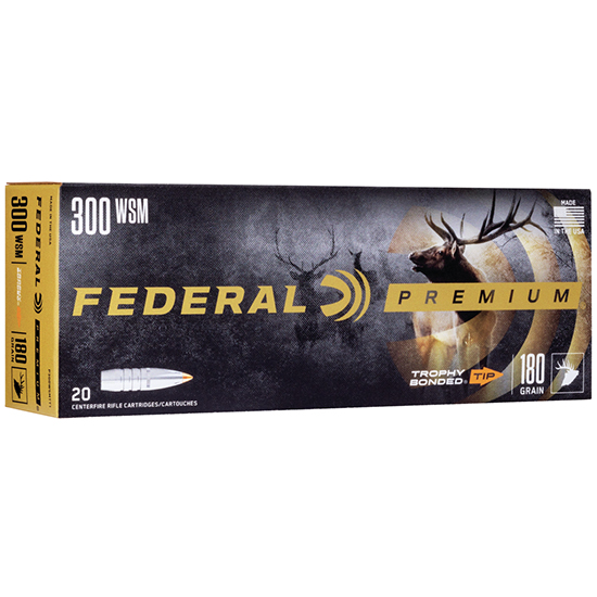 FEDERAL PREMIUM 300 WSM 180GR TROPHY POLY TIP 20RD 10BX/CS