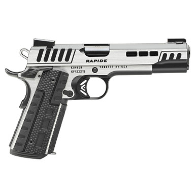 Kimber Mfg.,inc 3000426 Rapide Scorpius 10mm 8+1 5" Black KimPro II w/ Brush Polished Flats Stainless Steel Slide G10 Grip