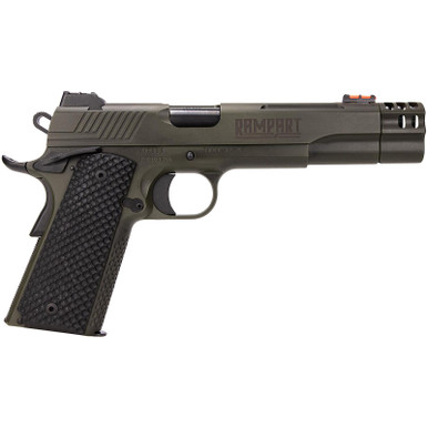 Kimber Mfg.,inc 3000466 Rampart 45 ACP 8+1 5" Cerakote Stainless Steel Slide G10 Grip