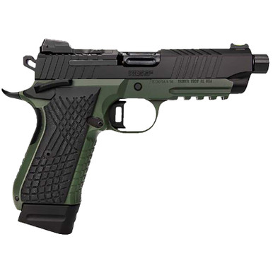 Kimber Mfg.,inc 3100022 KDS9C TFS 9mm 15+1 18+1 4.60" Ranger Green/ Black Front and Rear Serrations Stainless Steel G-10 Grip