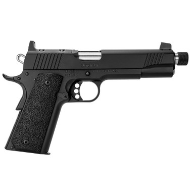 Kimber Mfg.,inc 3700810 Custom LW OR TFS Full Size Frame 45 ACP 8+1 5.50" Black Black F/S Rubber Grip